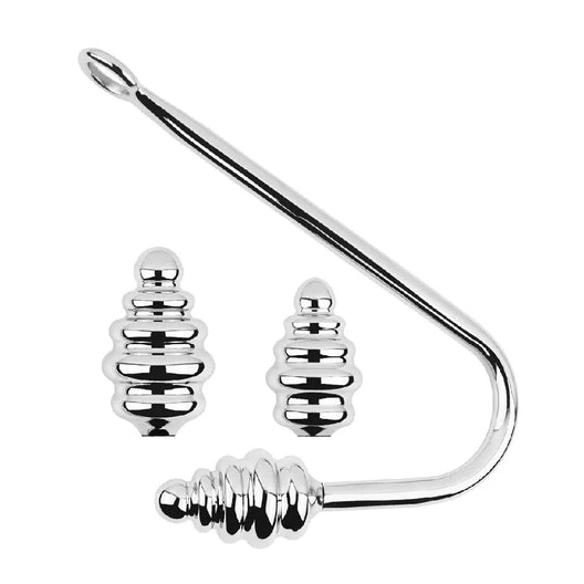 Hook GreatBenefit Ribbed 8826 Screw-in Set Anal 0813